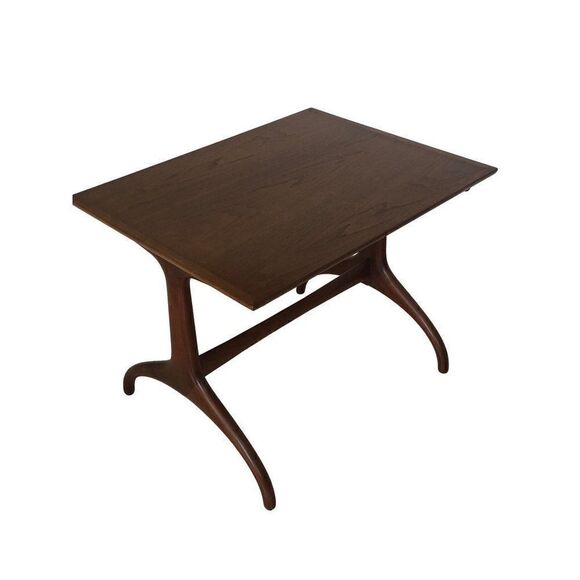 Vintage Heritage Henredon Table Horn Leg Side End Table Modern MCM - Picture 1 of 10